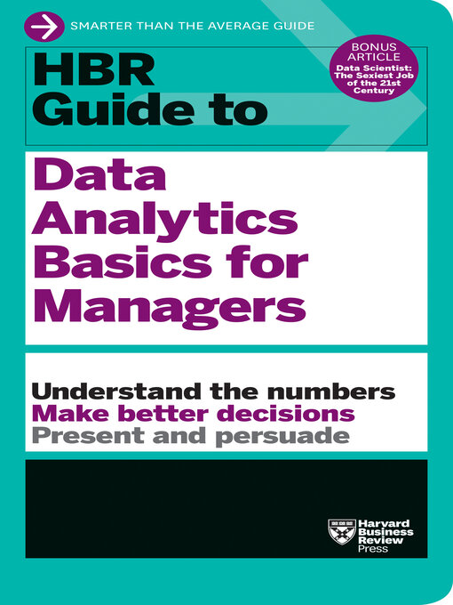 Title details for HBR Guide to Data Analytics Basics for Managers by Harvard Business Review - Wait list